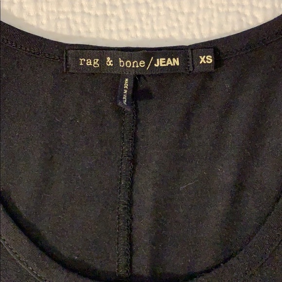 Rag & Bone Black tank top tee - Picture 3 of 5